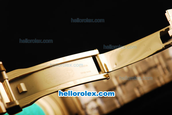 Rolex Submariner Automatic Movement Full Gold with Blue Dial and Bezel - Click Image to Close